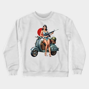 Scooter Girl Crewneck Sweatshirt